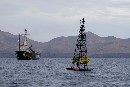 Acción marina de Greenpeace en Lanzarote contra las prospecciones de Repsol en Canarias