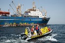 Greenpeace ve posibles negligencias en el arriesgado traslado del buque y exigirá responsabilidades a Fomento