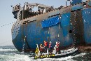 Greenpeace pide la elaboración urgente de un plan para extraer el fuel de los tanques del buque lo antes posible