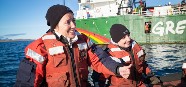 Emma Thompson viaja al Ártico con Greenpeace para pedir su protección