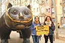 Más de cien estatuas de toda España, amordazadas contra el anteproyecto de Ley de Seguridad Ciudadana