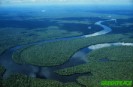 Vista aérea del río Cuniua