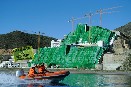 Greenpeace hace “desaparecer” el hotel ilegal del Algarrobico


