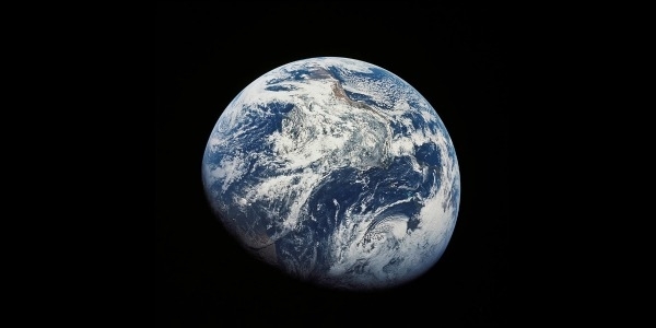 Primera imagen tomada de la Tierra, 1968, en la misión Apollo 8. (C) Gobierno de EEUU