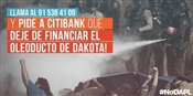 Pide a Citibank que no financie el oleoducto de Dakota