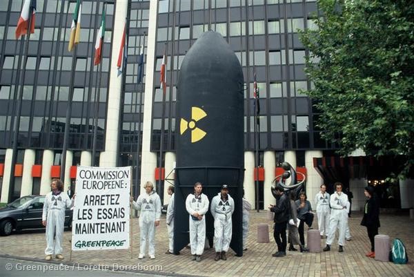 Acción anti nuclear ante la Comisión Europea. 