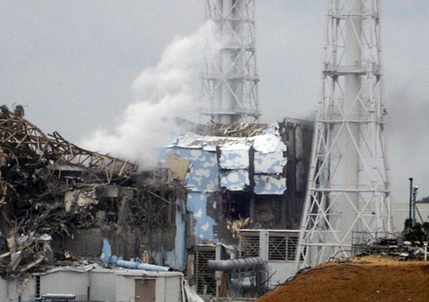 Central de Fukushima tras el accidente