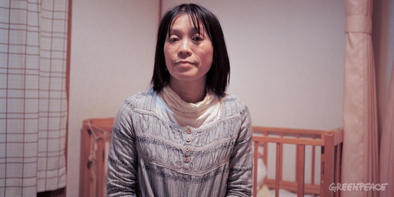 Sadako Monma es una de las personas afectadas por el accidente de Fukushima