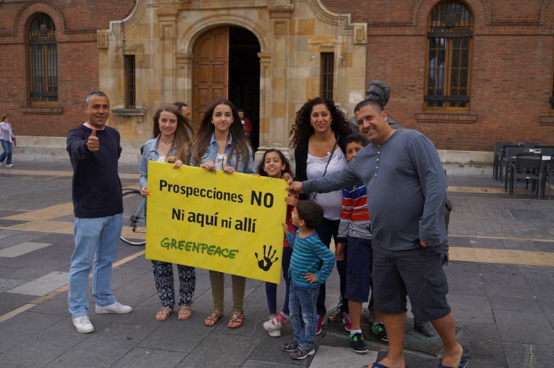 Apoyo en León al día contra las Prospecciones