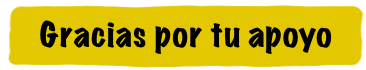 Gracias por tu apoyo