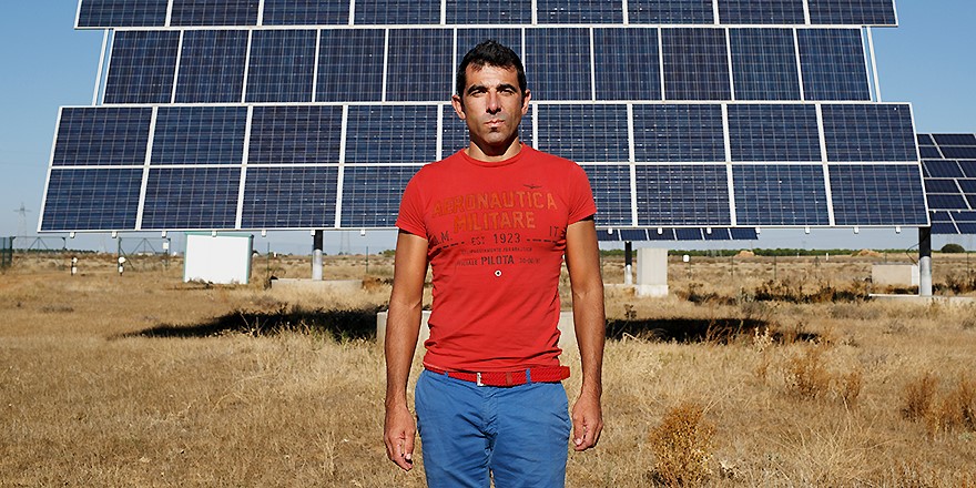 Jorge Puebla, productor fotovoltaico