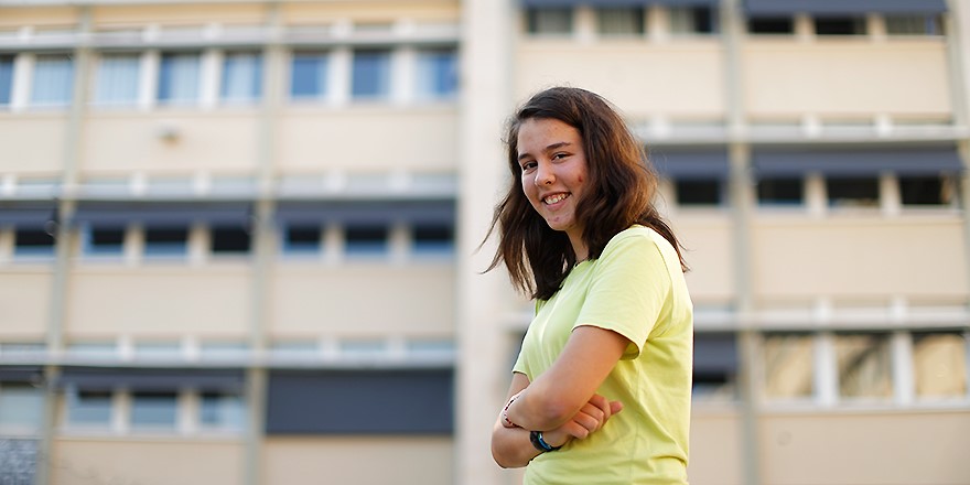 Nathalie Dunel, estudiante