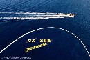  Acción marina de Greenpeace en aguas de Ibiza para denunciar los peligros de las prospecciones petrolíferas