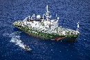 El barco de Greenpeace Esperanza llega a Gijón con la campaña “Misión, Salvar el Clima”