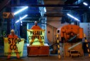Activistas de Greenpeace en la centra térmica