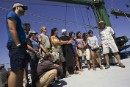 Imagen de la tripulación del Rainbow Warrior