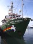 El Arctic Sunrise en Cádiz apoyando a los