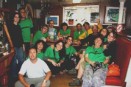 Grupo de voluntarios de Grenpeace en el Rainbow