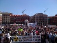 8.000 manifestantes reclaman en Valladolid la retirada del proyecto del cementerio nuclear