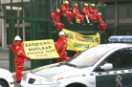 Acción de Greenpeace en Garoña