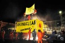 Greenpeace han logrado instalar un contenedor