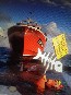 Acción de Greenpeace sobre un barco arrastrero para denunciar la pesca destructiva