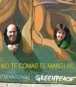 Acción de Greenpeace en la puerta del Sol