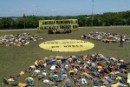 Activistas de Greenpeace protesta en Brasil