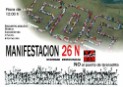 Cartel de la Manifestación contra el Puerto