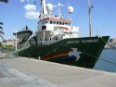 El barco MV Arctic Sunrise comienza en Barcelona