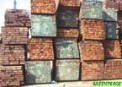 Madera procedente de la tala ilegal de los