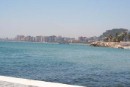 Playa de la Malagueta vista desde los baños