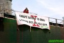 Acción de Greenpeace en Italia contra los transgénicos