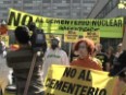 Concentración contra el cementerio nuclear