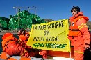 Greenpeace hace “desaparecer” el hotel ilegal del Algarrobico