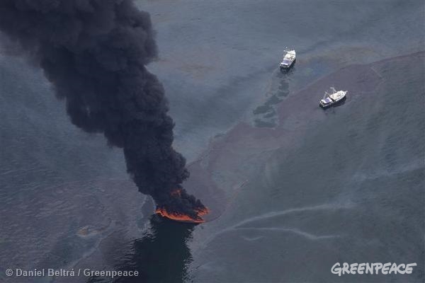 Imágenes tras el vertido de BP en el Golfo de México en 2010.