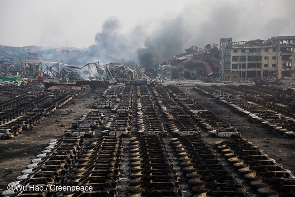 Más de 110 personas han fallecido debido a la explosión de Tianjin.
