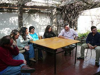 Reunión de trabajo en Greenpeace Chile