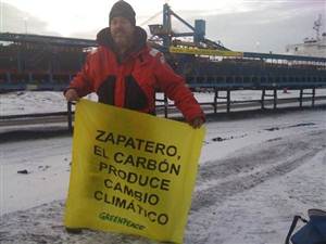 Zapatero, el carbón produce cambio climático