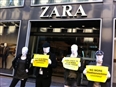 Acci&#243;n global/ 900 maniqu&#237;es voluntarios en las tiendas Zara de 80 ciudades del mundo