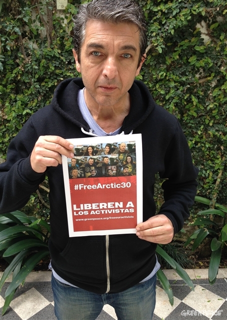  El actor Ricardo Darín se une a la petición internacional para que liberen a los activistas
